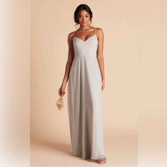 Birdy Grey Devin convertible Chiffon in Dove Gray Size XS - Picture 7 of 8